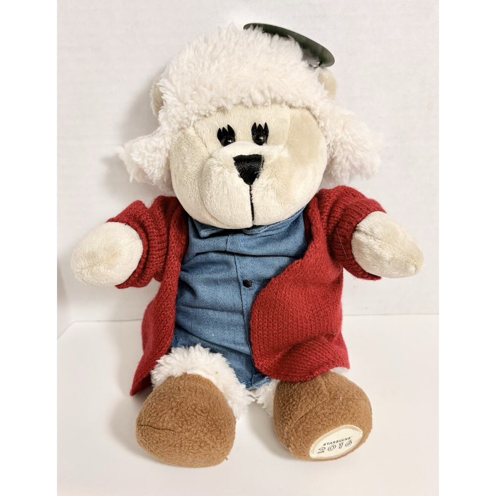 Starbucks 2016 Bearista Girl Teddy Bear Christmas Holidays Plush NEW Ltd Edition
